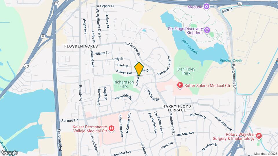 1333 N Camino Alto, Unit 2 bed 1 bath Condo Map and Location Details