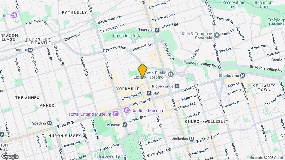 The Regency Yorkville Map and Location Details