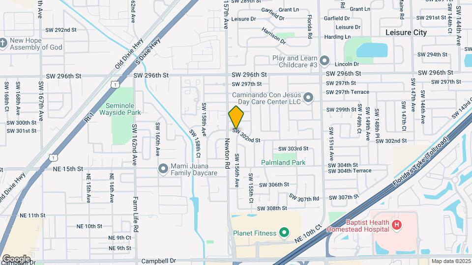 15600 SW 302nd St Mapa y Detalles de la Ubicación