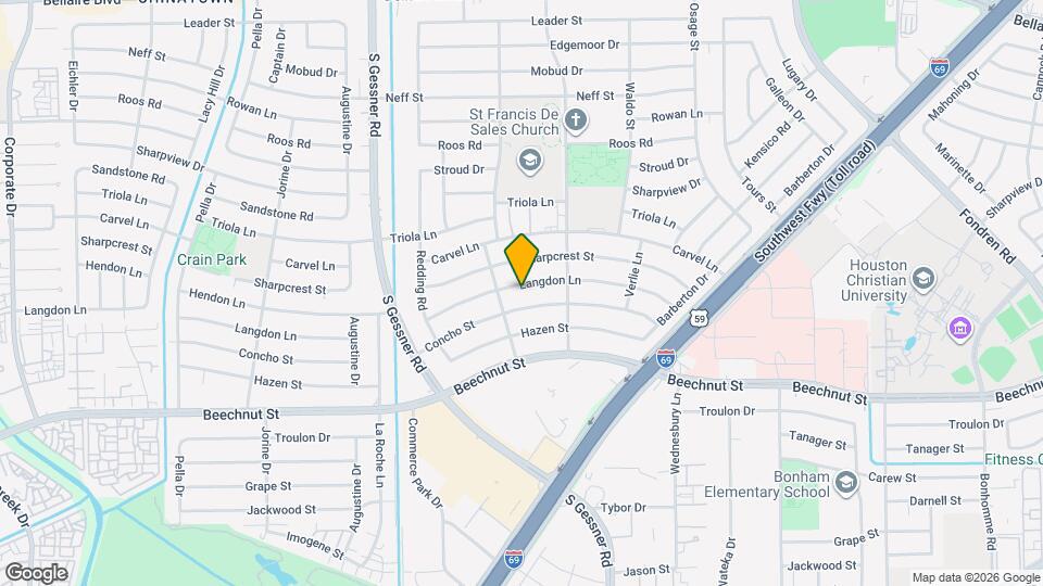 8331 Langdon Ln Map and Location Details