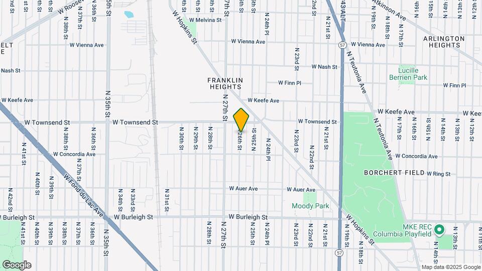 3354 N 26th St Map and Location Details