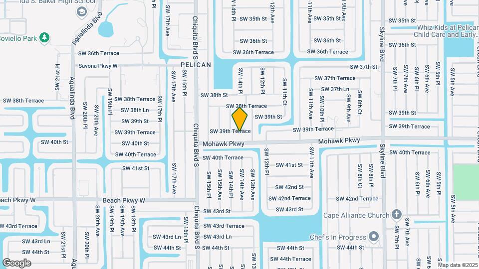1402 SW 39th Terrace Map and Location Details