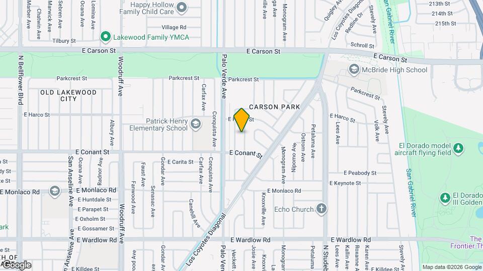 3743 Iroquois Ave Map and Location Details