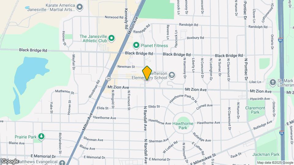 1320 N Randall Ave Map and Location Details