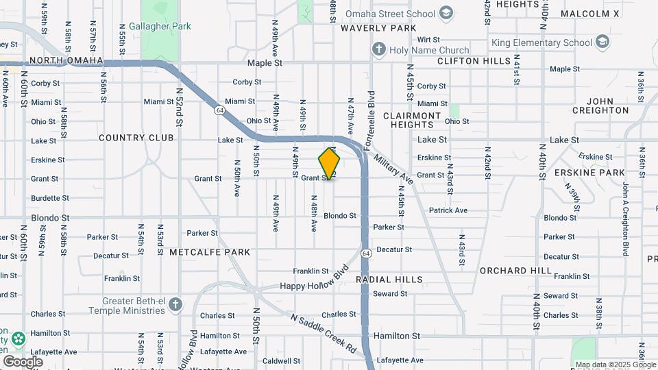 2214 N 48th St Map and Location Details