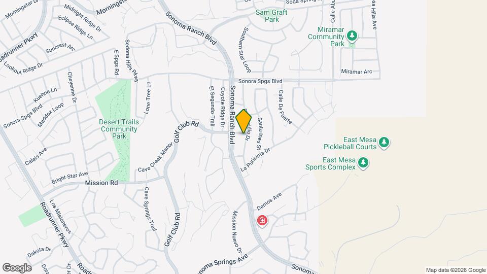 1320 Golf Club Rd Map and Location Details