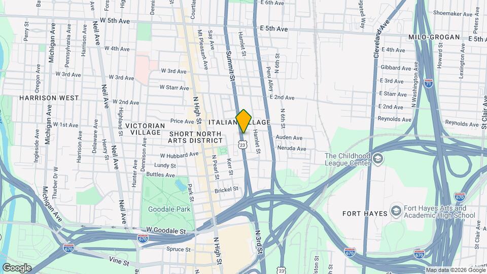 834 Summit St Map and Location Details