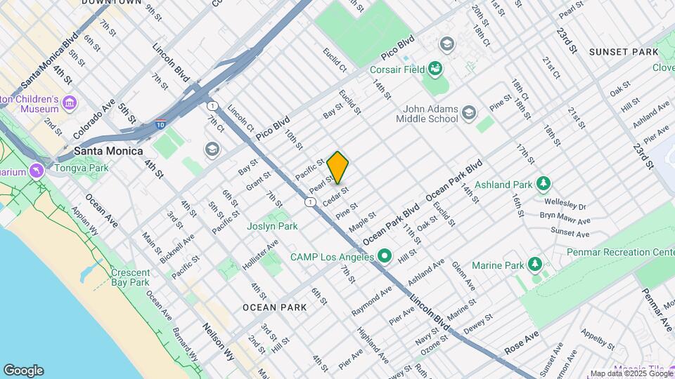 2325 10th St. Map and Location Details