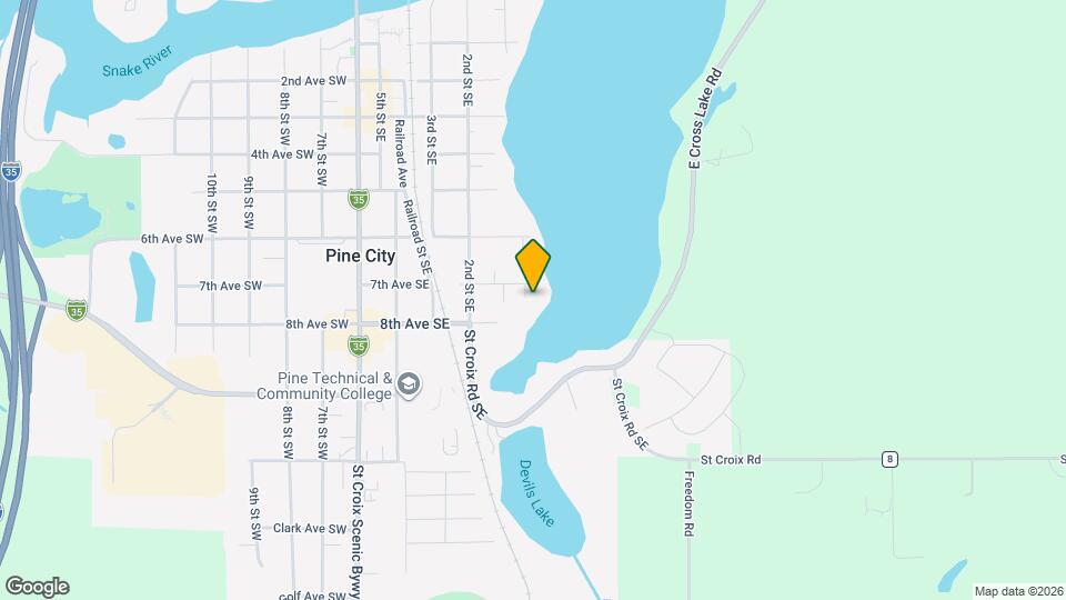 Cross Lake Estates Mapa y Detalles de la Ubicación