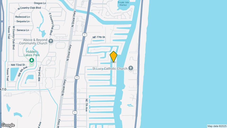 7241 NE 8th Dr Map and Location Details
