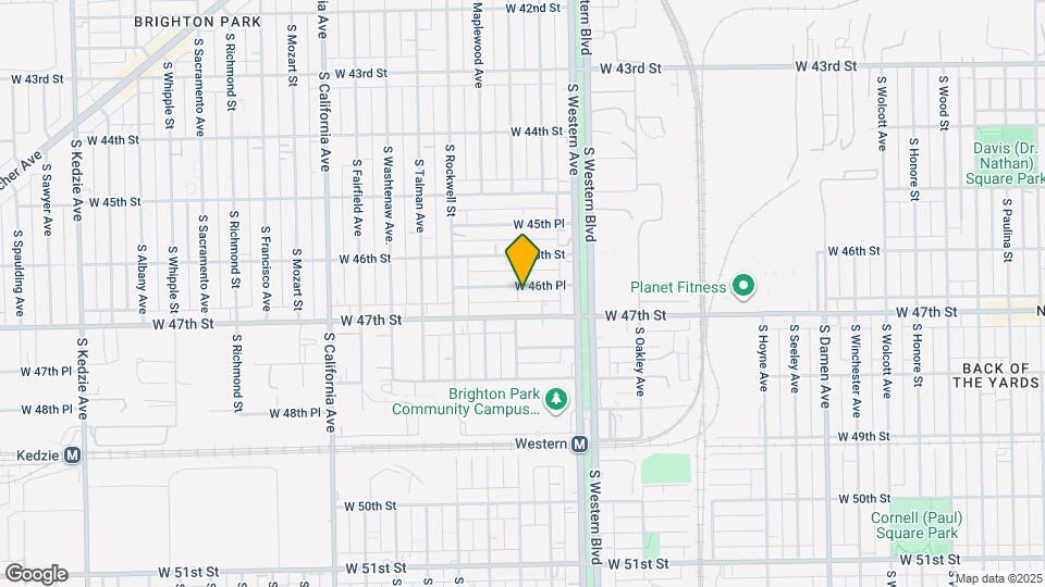 2453 W 46th Pl, Unit 1-139 Map and Location Details