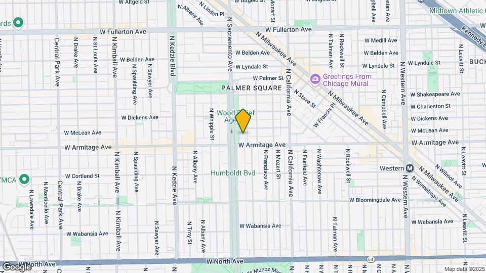 2021 N Humboldt Blvd Map and Location Details