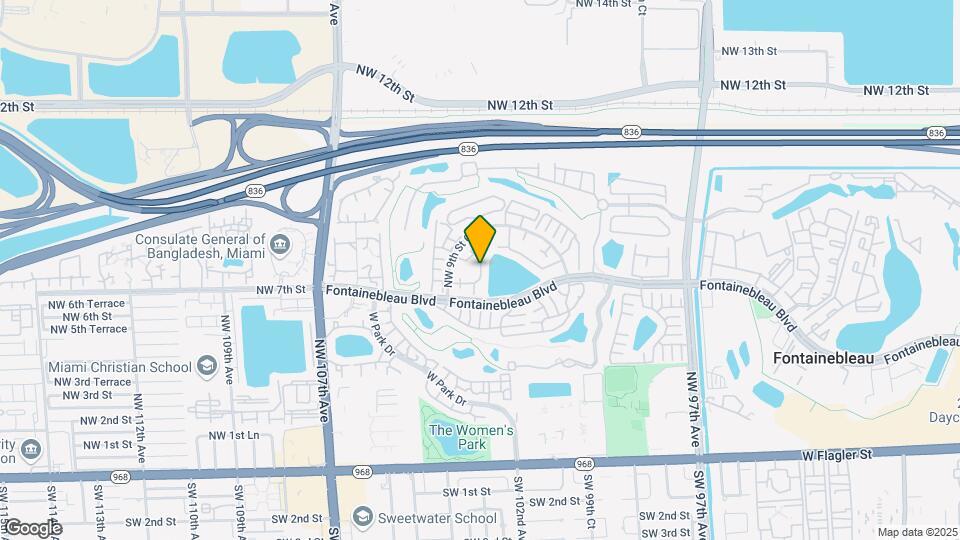 10211 Fontainebleau Blvd Map and Location Details
