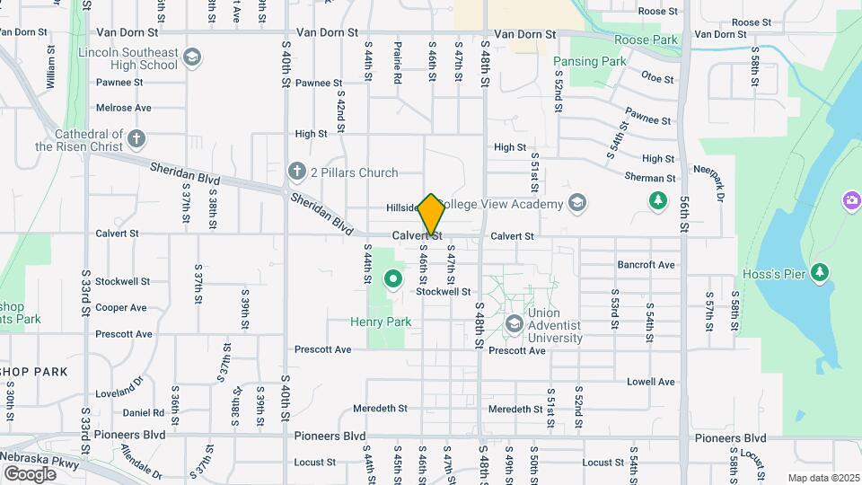 4609 Calvert St Map and Location Details