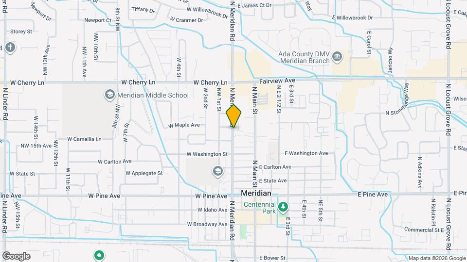 1326 N Meridian Rd Mapa y Detalles de la Ubicación