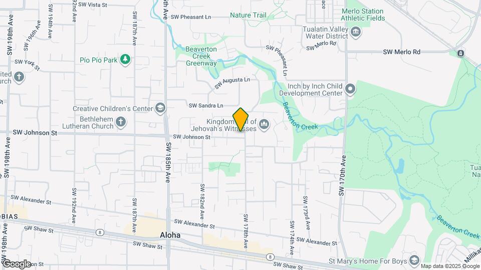 17854 SW Rudolph Ln Map and Location Details