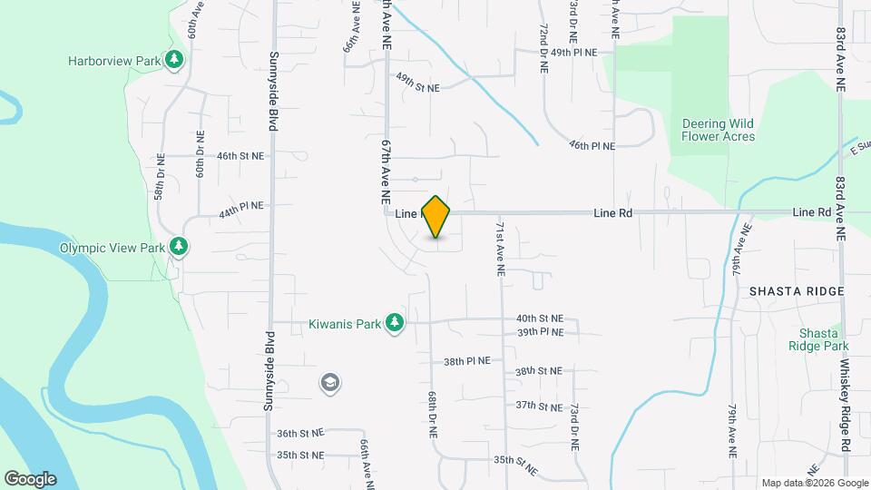 4306 68th Dr NE Map and Location Details