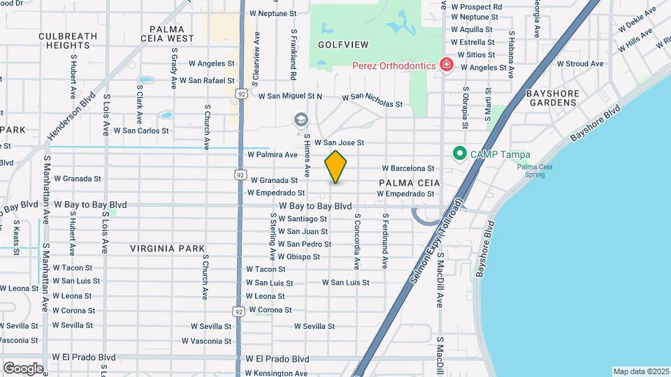 3419 W Empedrado St Map and Location Details