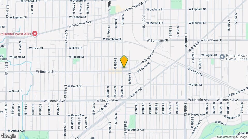 2076 S 68th St Mapa y Detalles de la Ubicación