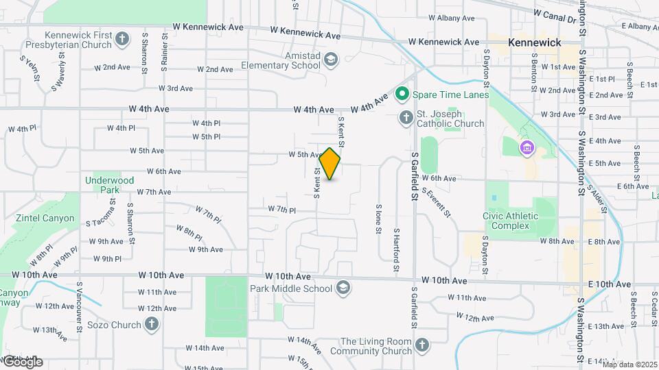 601 S Kent St Map and Location Details