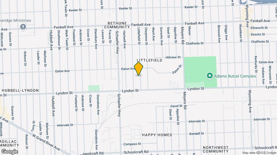 14595 Littlefield St Map and Location Details