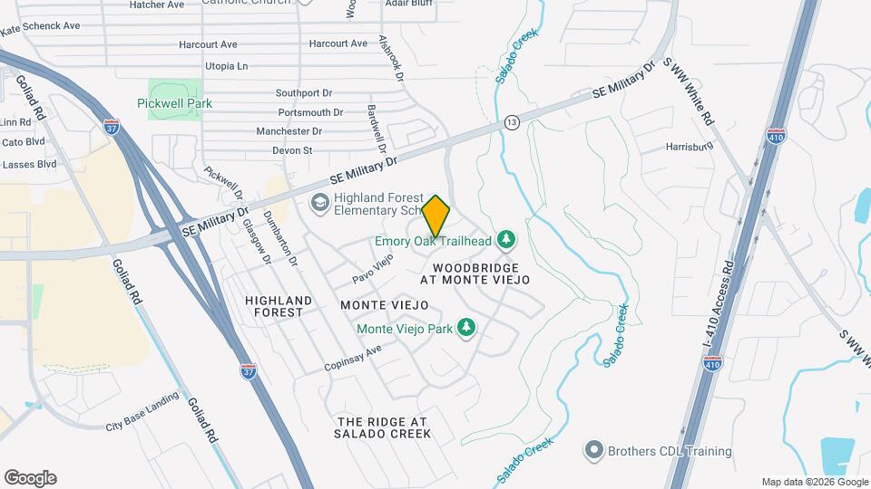 4011 Bear Oak Path Map and Location Details