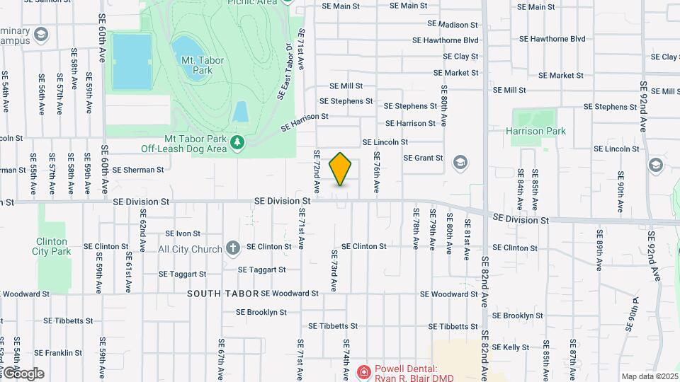7301-7321 SE Division St Map and Location Details