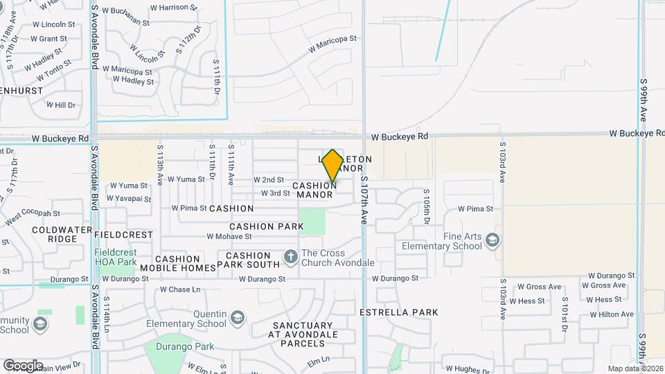 1410 S 107th Ln Map and Location Details