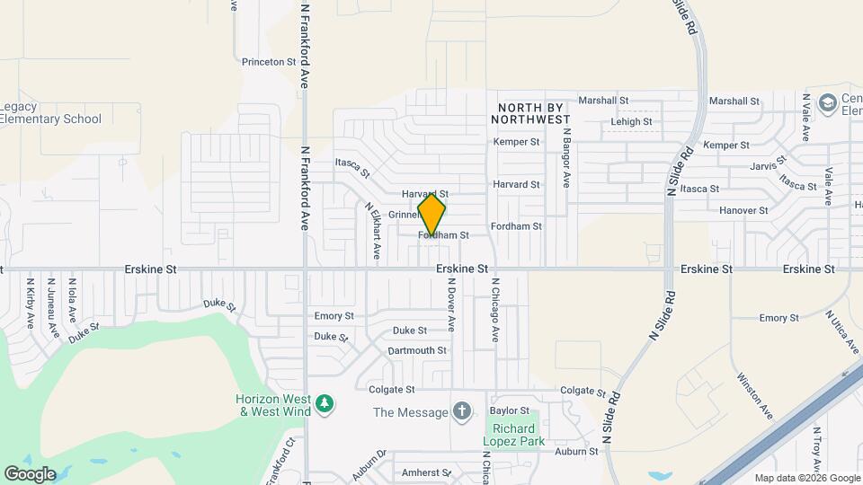 5525 Fordham St Map and Location Details