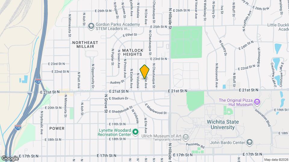 2237 N Erie St Map and Location Details