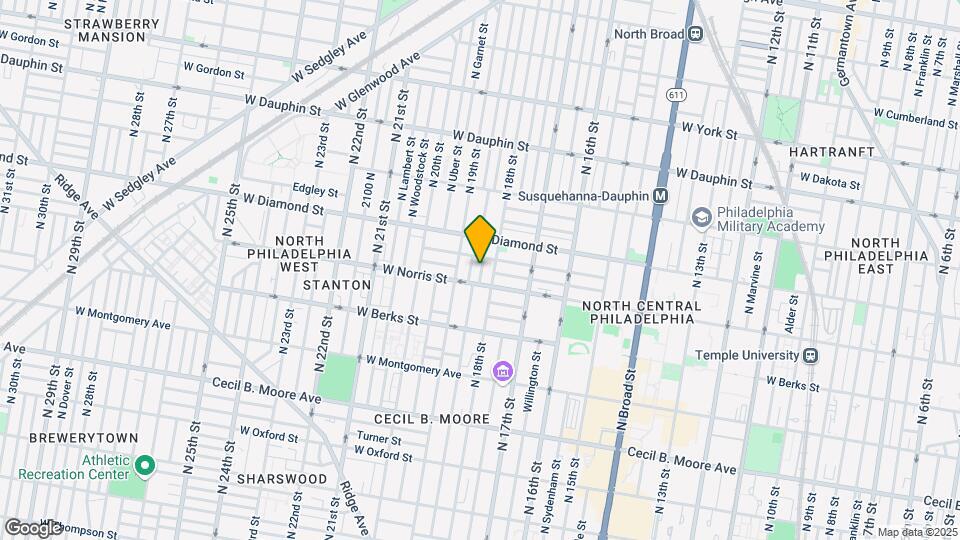 2020 N Cleveland St Map and Location Details
