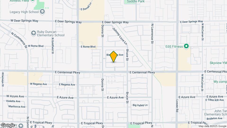 1025 E Oceanwood Ave Map and Location Details