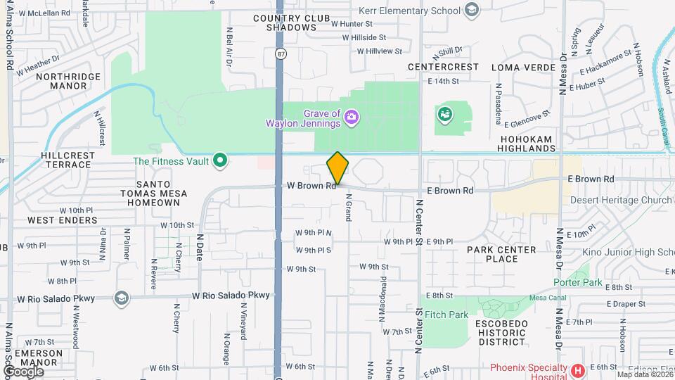 215 W Brown Rd Mapa y Detalles de la Ubicación