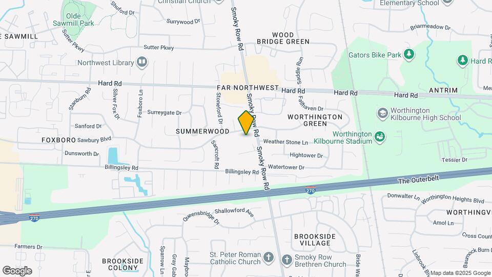 1927 Sawbury Blvd Map and Location Details