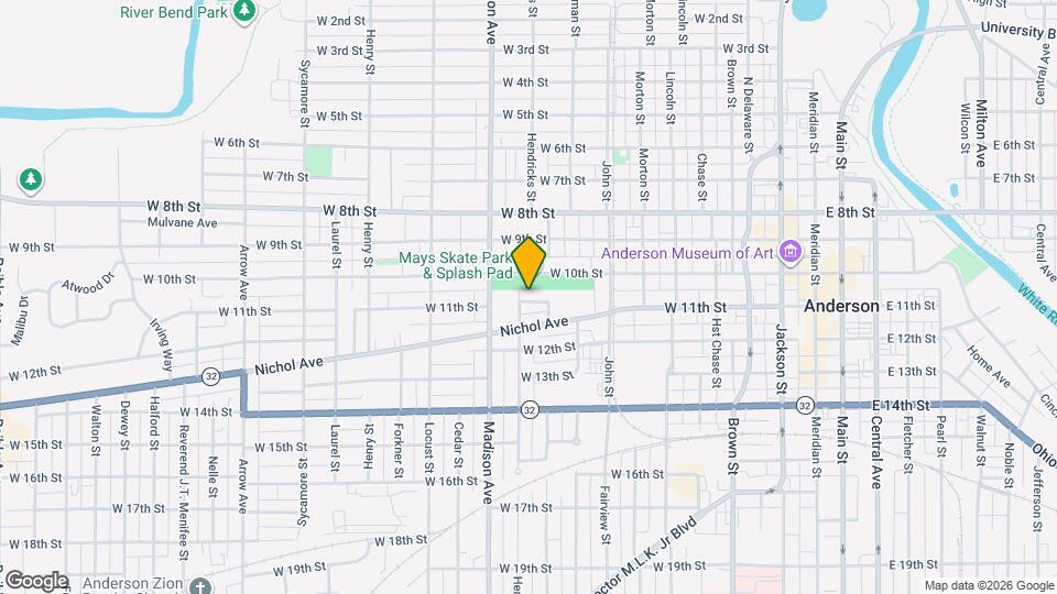822 W 11th St Mapa y Detalles de la Ubicación