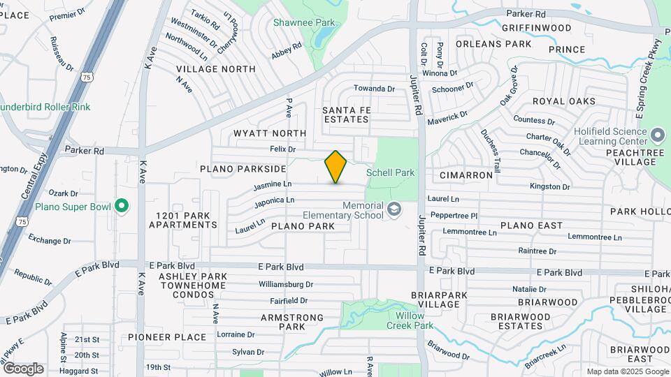1912 Jasmine Ln Map and Location Details