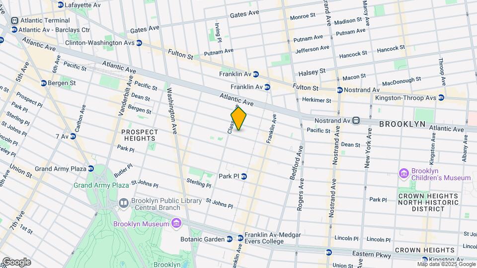873 Bergen Street Mapa y Detalles de la Ubicación