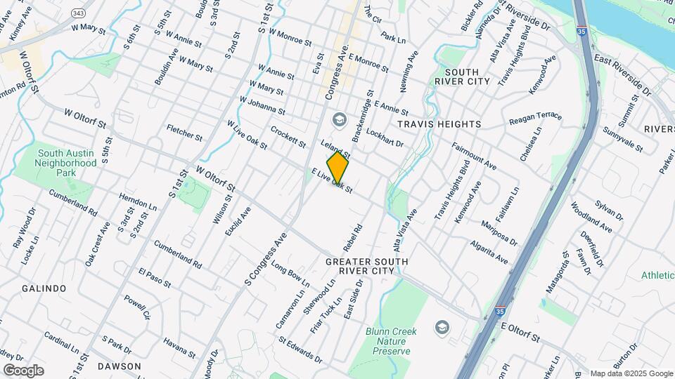 303 E Live Oak St Map and Location Details