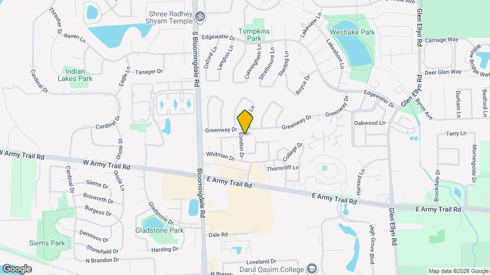 2199 London Dr Map and Location Details