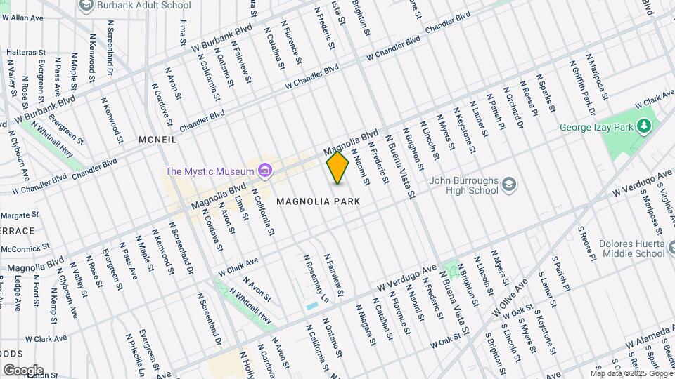 746 N Catalina St Map and Location Details