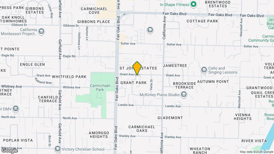 3540 Grant Park Dr Map and Location Details