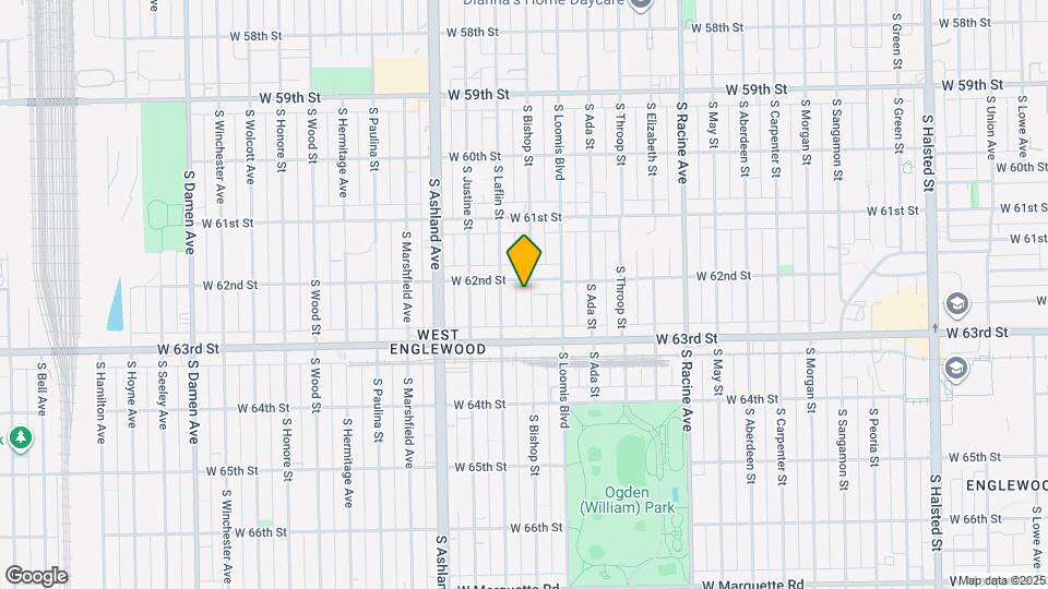 6212 S Bishop St Map and Location Details