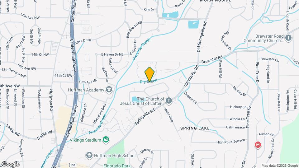 1328 Orlando Cir NE Map and Location Details