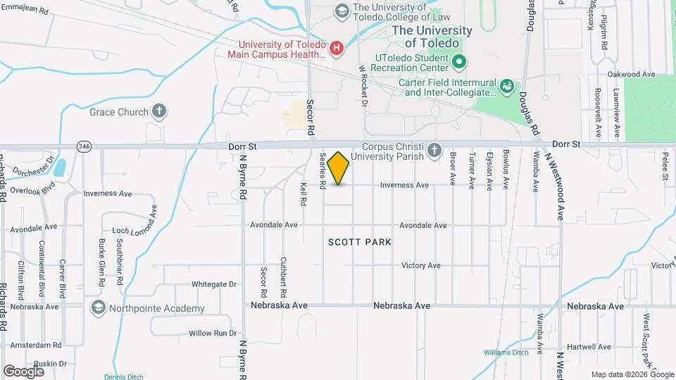 3223 Inverness Ave Map and Location Details