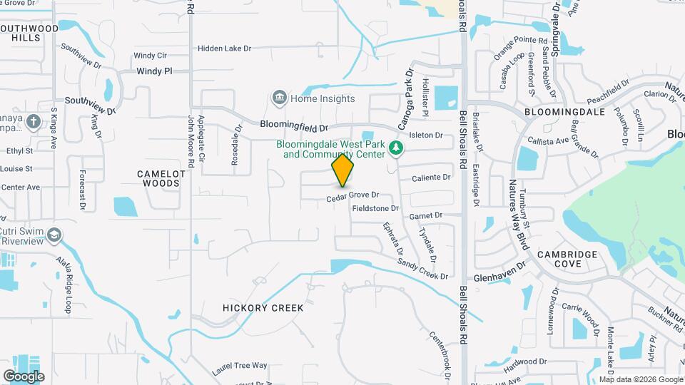 606 Cedar Grove Dr Map and Location Details