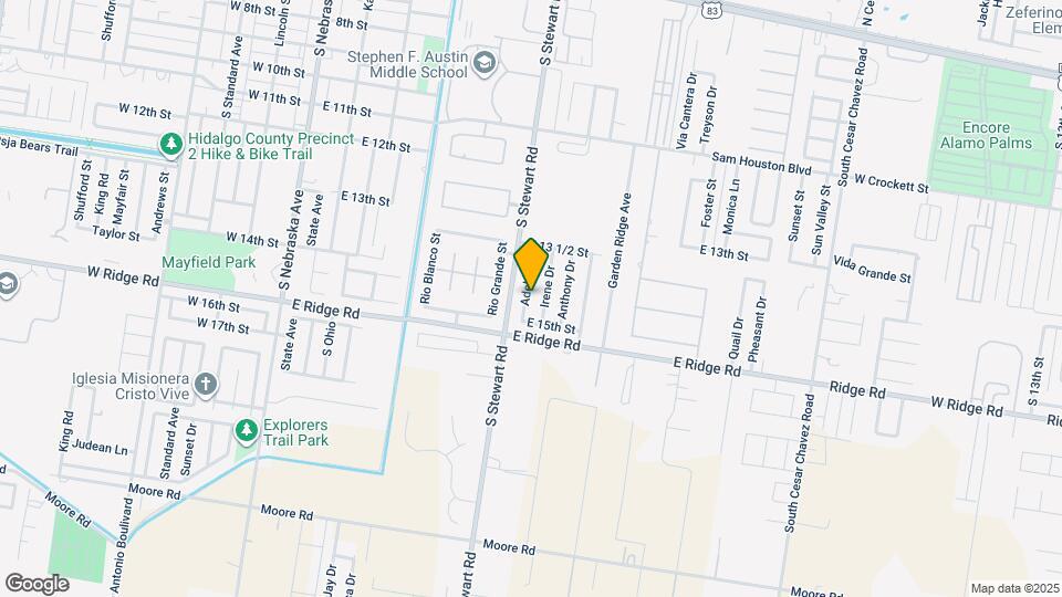 1405 Adela Dr Map and Location Details