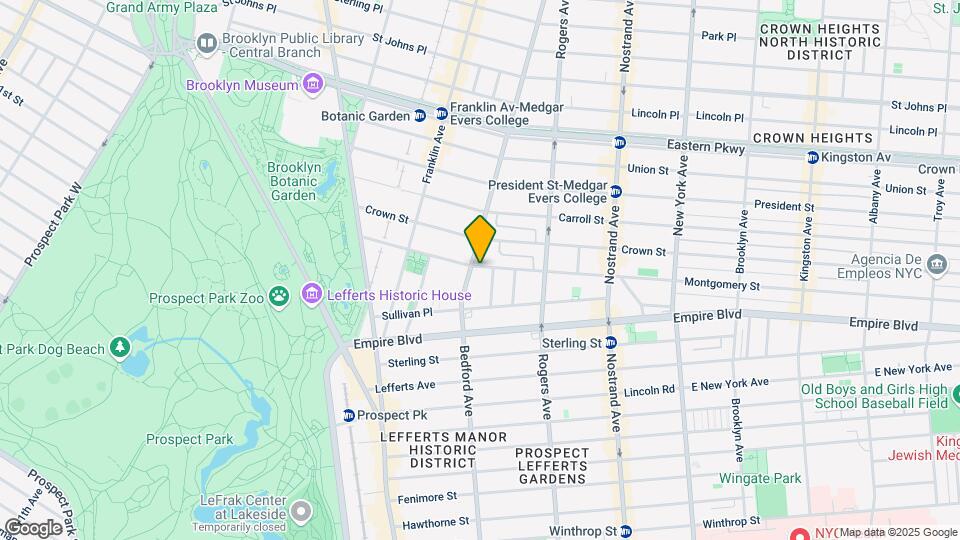 1671 Bedford Ave Map and Location Details