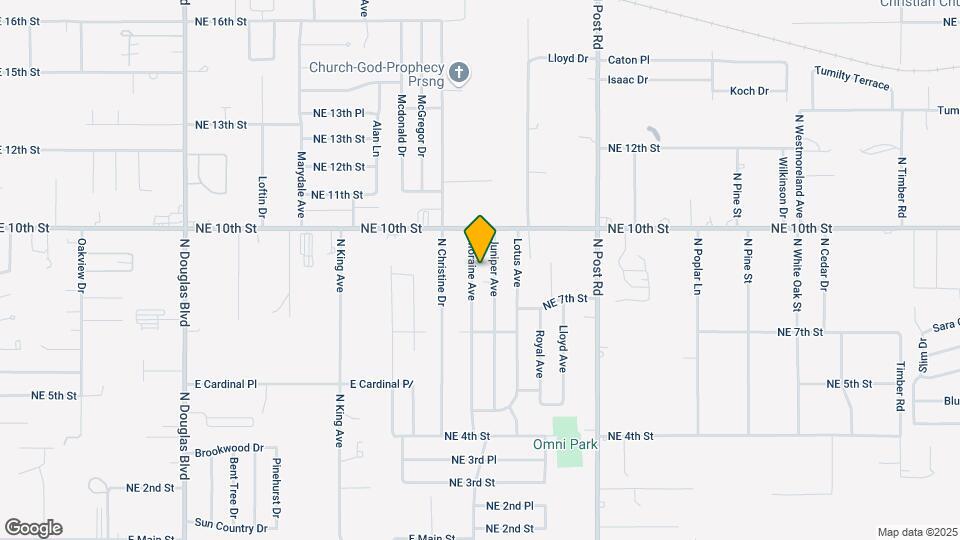 908 Moraine Ave Map and Location Details