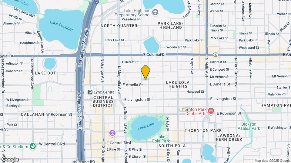 317 E Amelia St Mapa y Detalles de la Ubicación