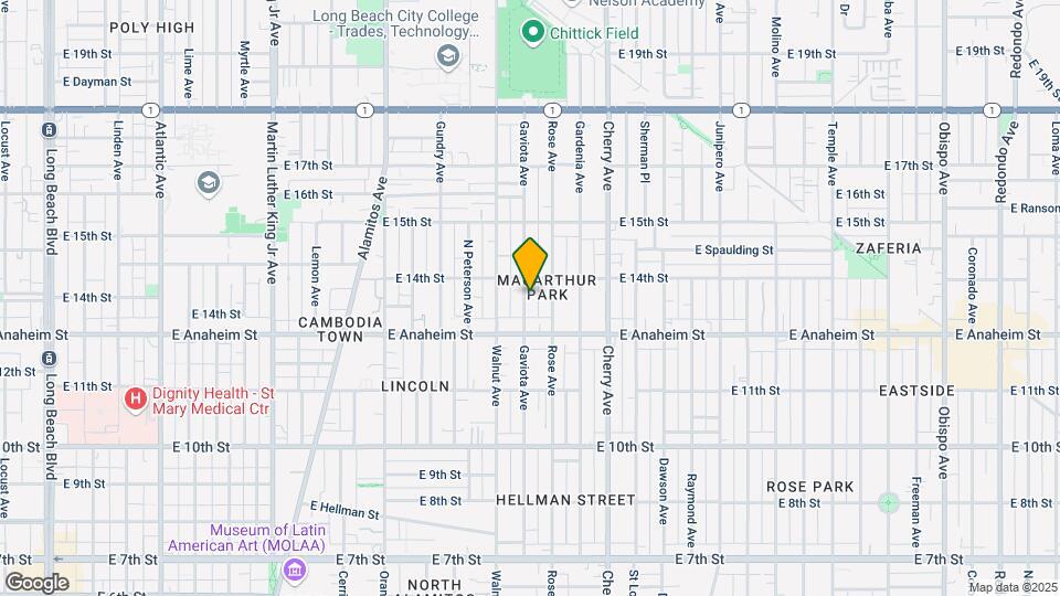 1372 Gaviota Ave, Unit A Mapa y Detalles de la Ubicación
